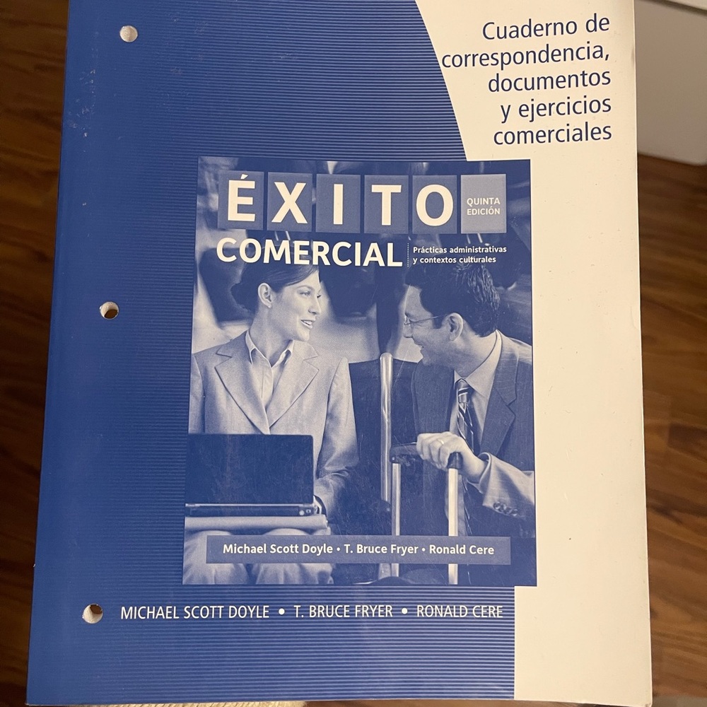 Éxito Comercial workbook